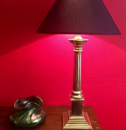 Traditional Edwardian Desk Lamp Brass