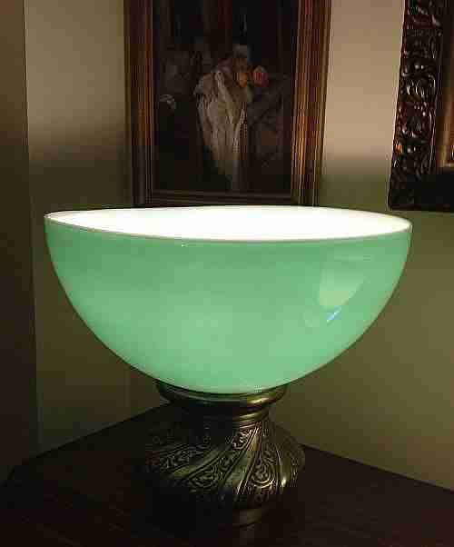Spectacular 1920 Uplighter Opaline .