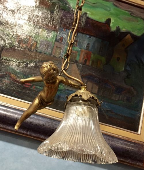 Delightful Cherub Ceiling Light