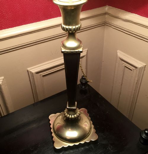 FINE QUALITY FRENCH TABLE LAMP BRONZE - ADDITIONAL PHOTO 3