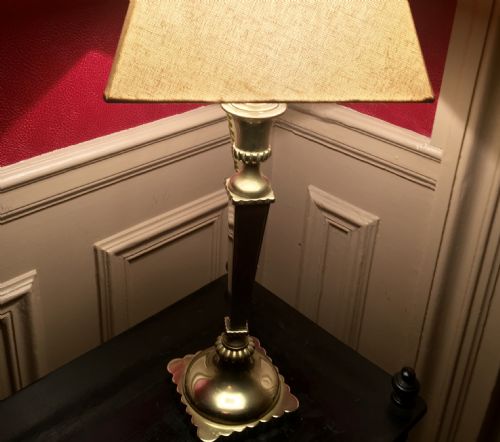 FINE QUALITY FRENCH TABLE LAMP BRONZE - ADDITIONAL PHOTO 4