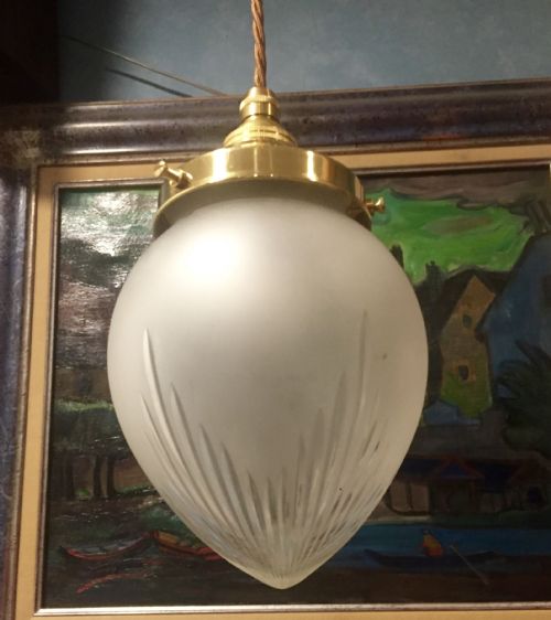 Classic Edwardian Cut Glass Lantern