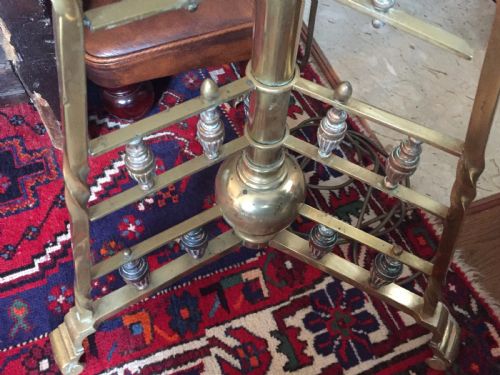ORIGINAL ARTS AND CRAFTS TELESCOPIC STANDARD LAMP BRASS - ADDITIONAL PHOTO 12