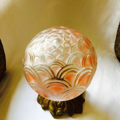 Iconic Art Deco Table/ceiling Lamp Muller Freres