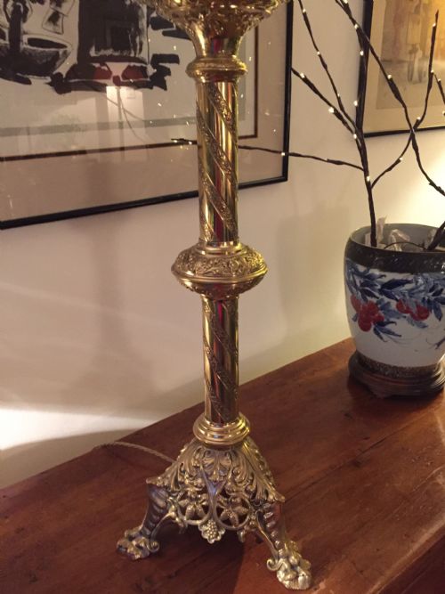 19TH CENTURY FRENCH ALTAR LAMP - ADDITIONAL PHOTO 7