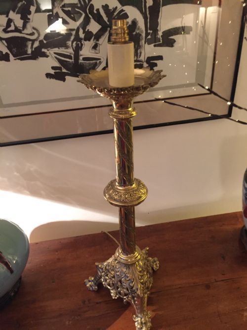 19TH CENTURY FRENCH ALTAR LAMP - ADDITIONAL PHOTO 8