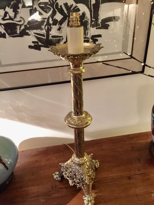 19TH CENTURY FRENCH ALTAR LAMP - ADDITIONAL PHOTO 11