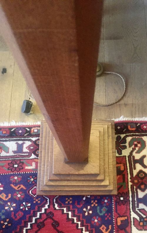 FINE QUALITY EDWARDIAN STEPPED STANDARD LAMP - ADDITIONAL PHOTO 13