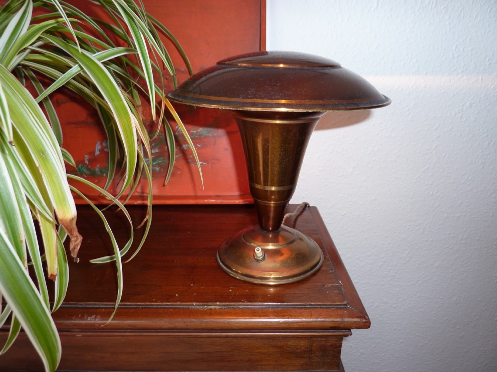 1940 Desk Lamp Copper