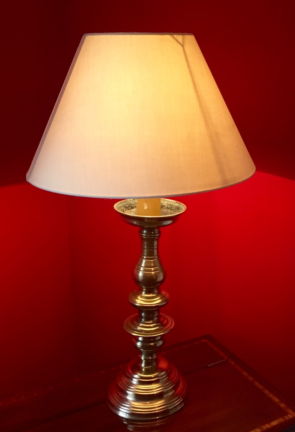 Traditional Table Lamp Solid Brass