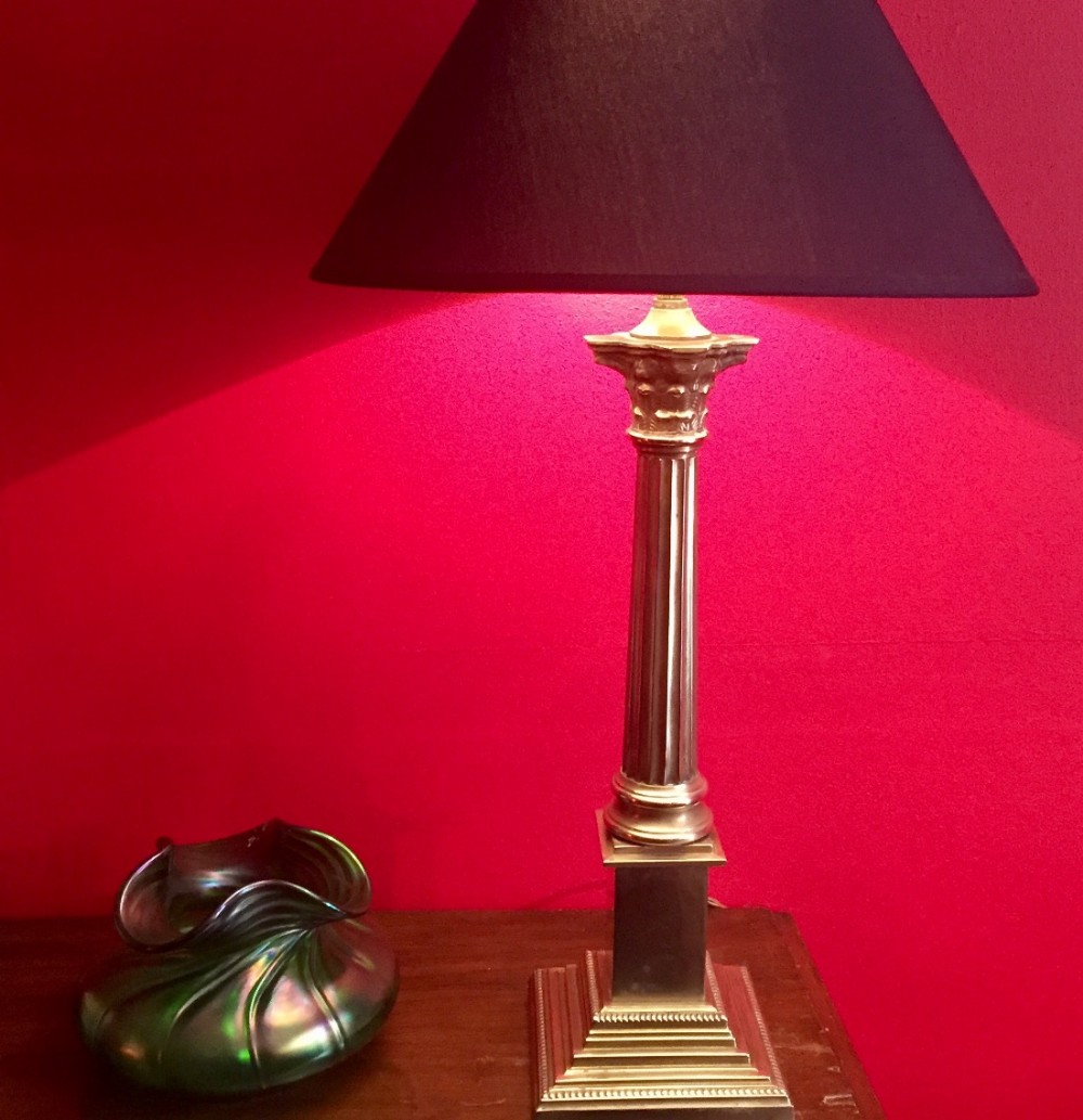 Traditional Edwardian Desk Lamp Brass