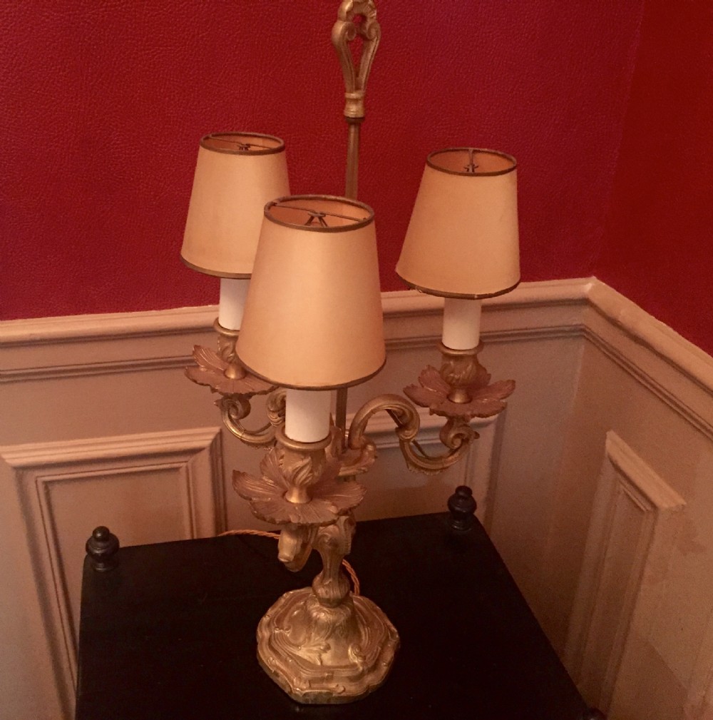 Napoleon III Style Candelabra Gilt Bronze