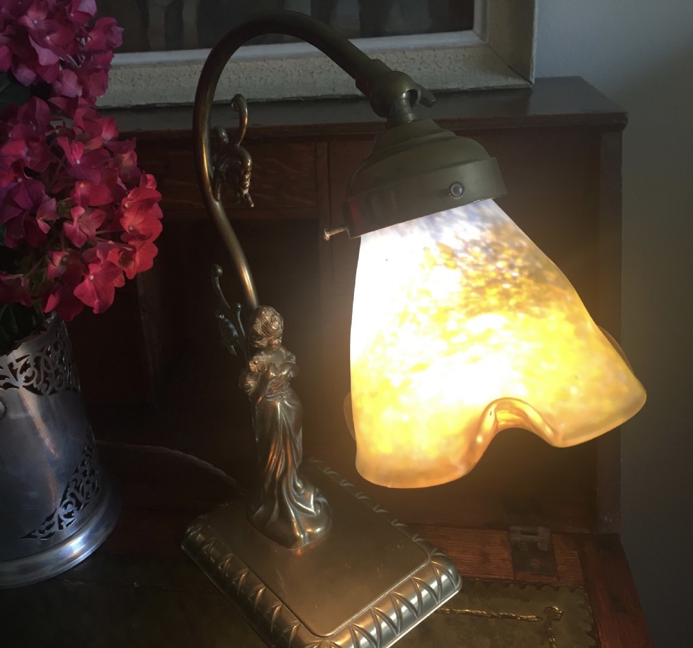 1920  ADJUSTABLE DESK LAMP BRONZE
