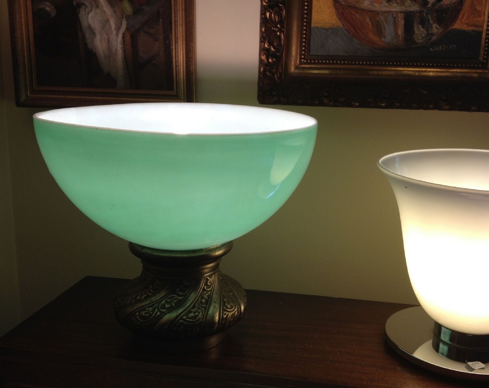 Spectacular 1920 Uplighter Opaline . View II