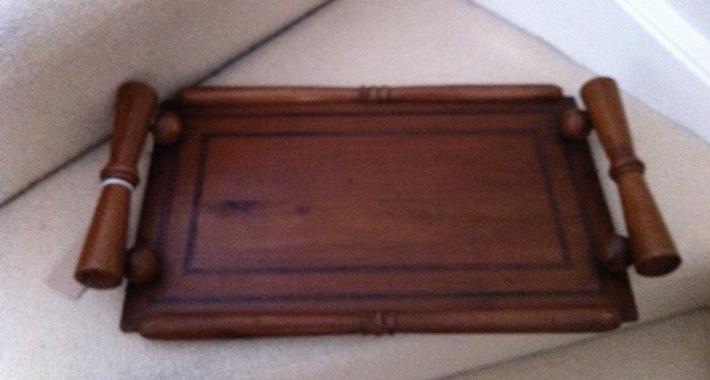 Wonderful Edwardian Inlaid Tray  View IV