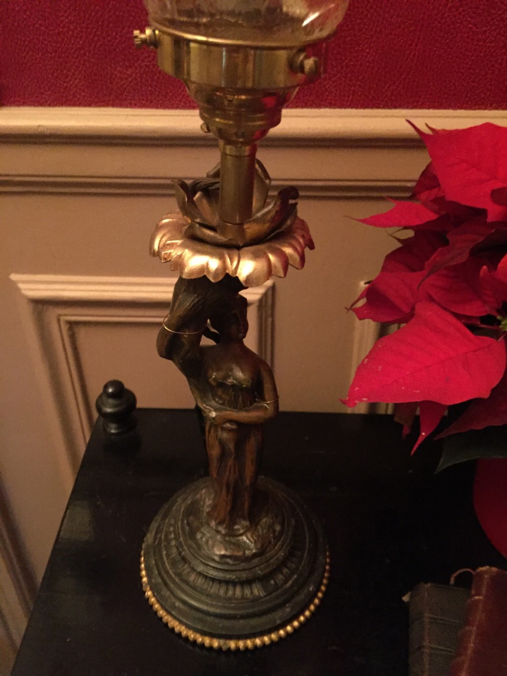 Bronze Table Lamp Sculpture View V