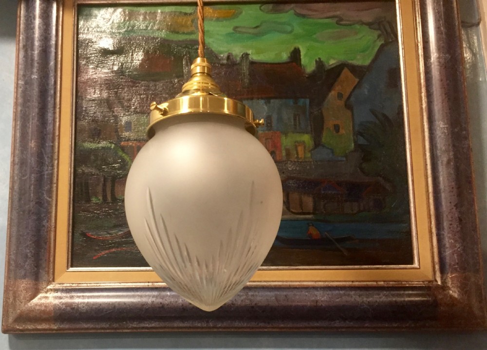 Classic Edwardian Cut Glass Lantern  View III