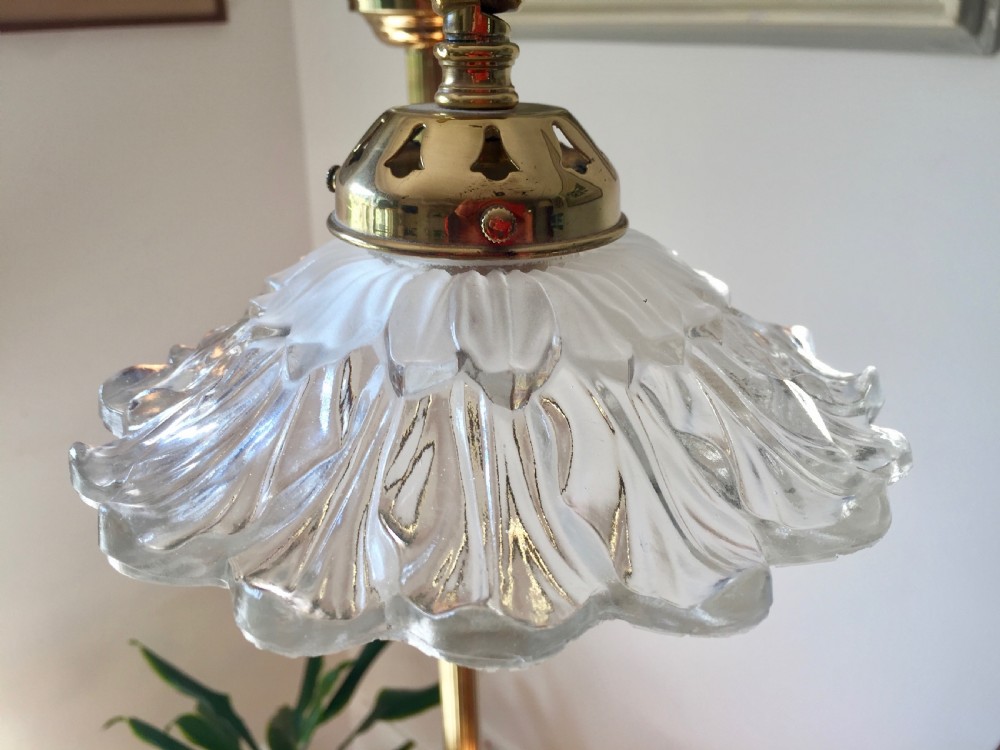 Handsome Edwardian Articulated Standard Lamp Brass View VII