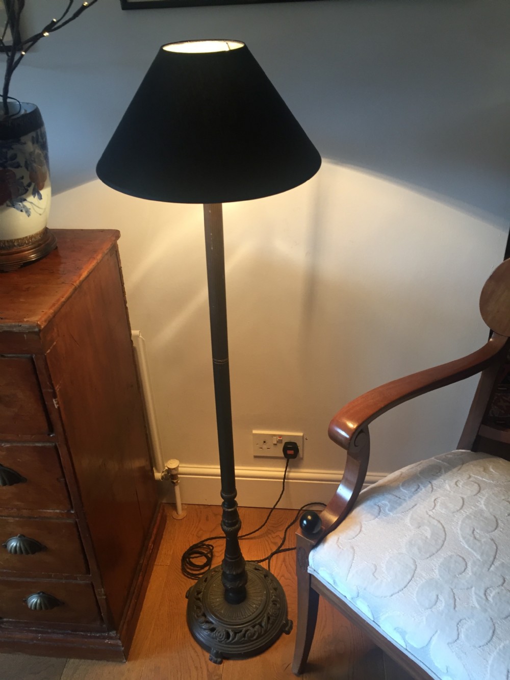 Gothic Style  Floor Lamp Cast Iron