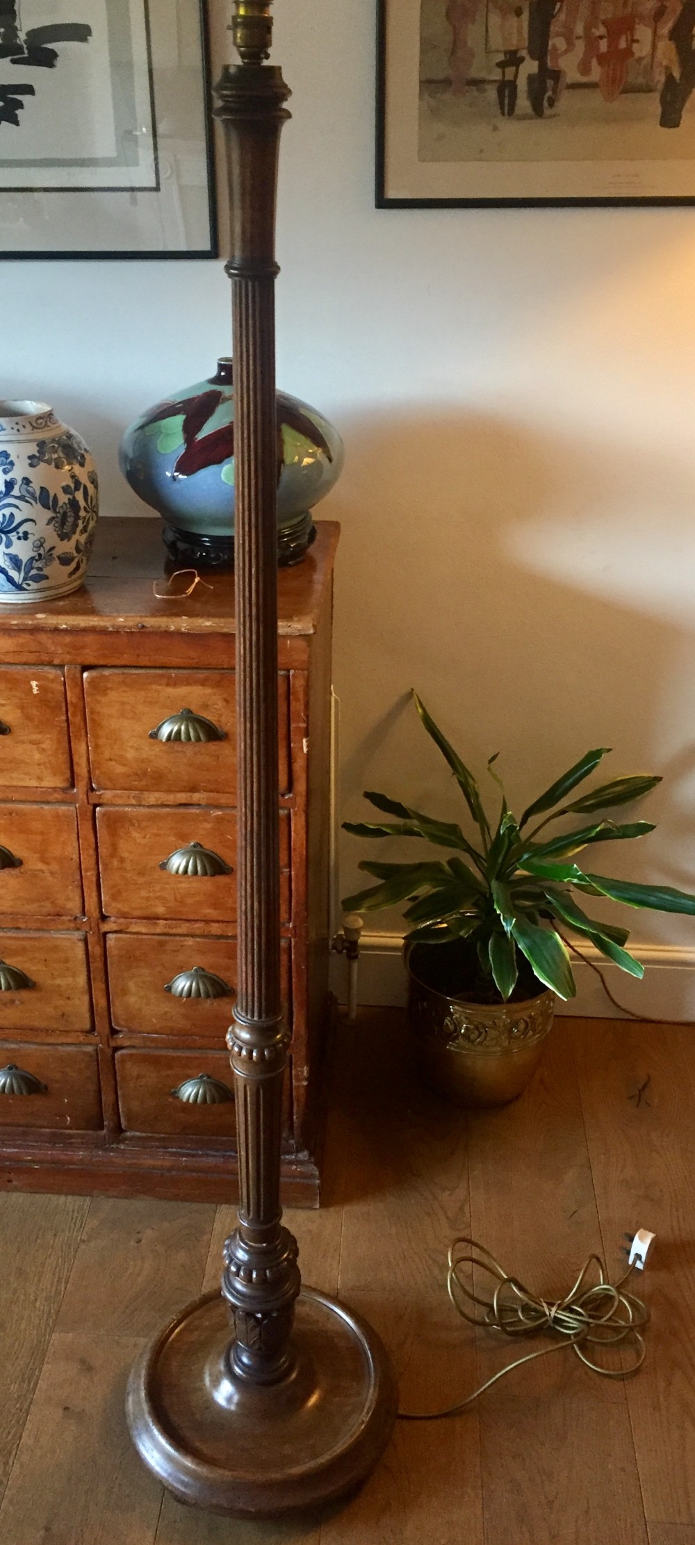 Wonderful Edwardian Standard Lamp 
