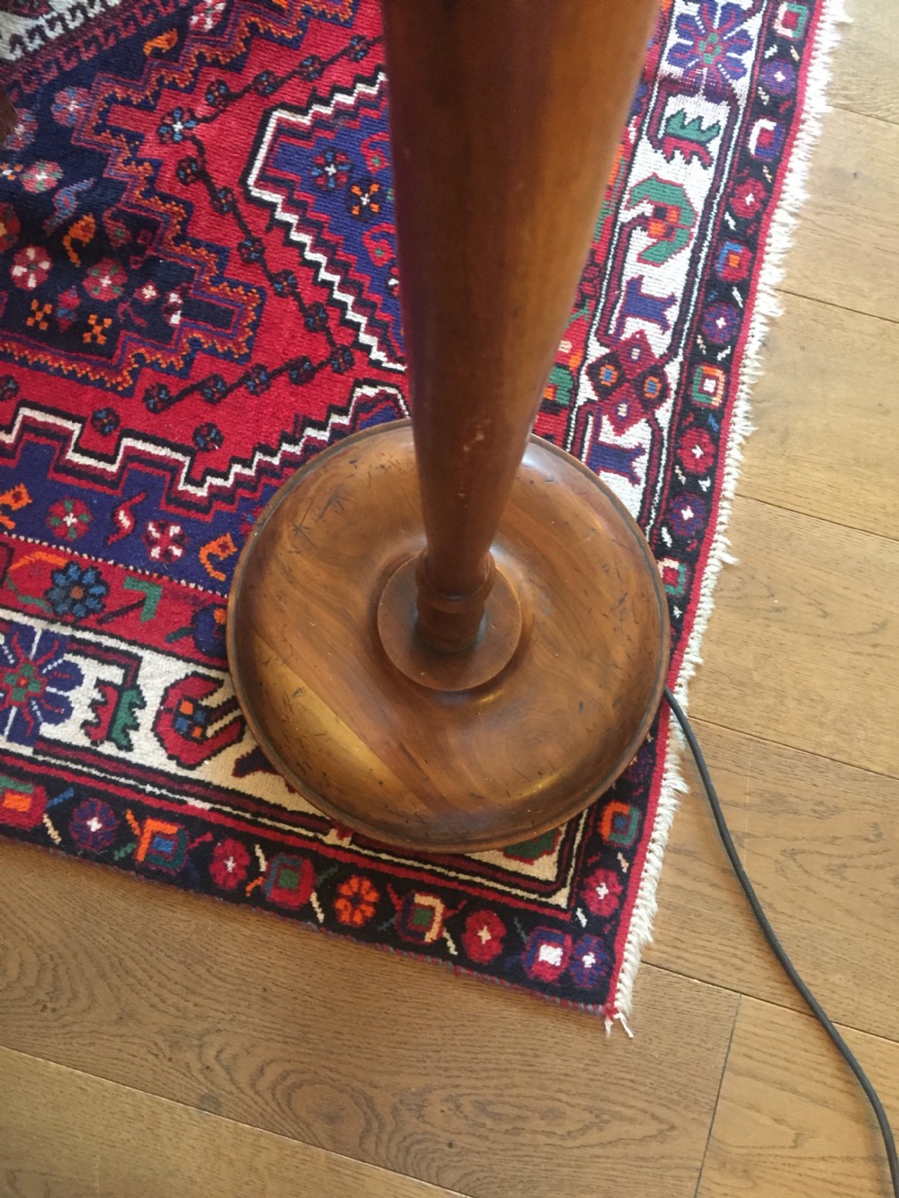 Wonderful Art Deco Standard Lamp Oak View VI