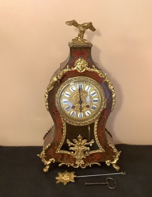 Beautiful Boulle Mantle Clock
