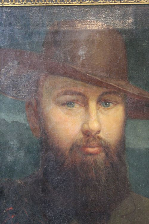 19TH CENTURY PORTRAIT PAINTING OF WILLIAM MORTON CIVIL ENGINEER - ADDITIONAL PHOTO 4