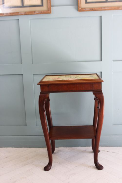 GEORGE II STYLE IRISH KETTLE TABLESIDE TABLE - ADDITIONAL PHOTO 1