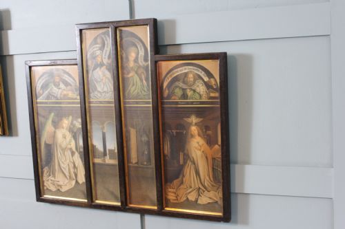 ARUNDEL SOCIETY CHROMOLITHOGRAPH OF THE ANNUNCIATION - ADDITIONAL PHOTO 3