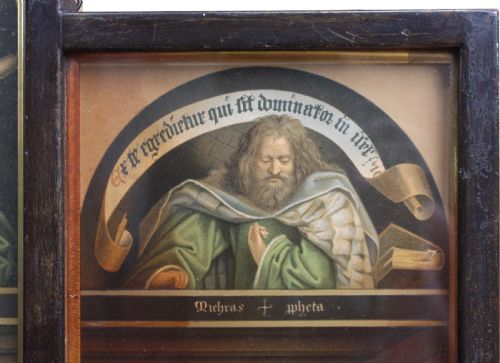 ARUNDEL SOCIETY CHROMOLITHOGRAPH OF THE ANNUNCIATION - ADDITIONAL PHOTO 4