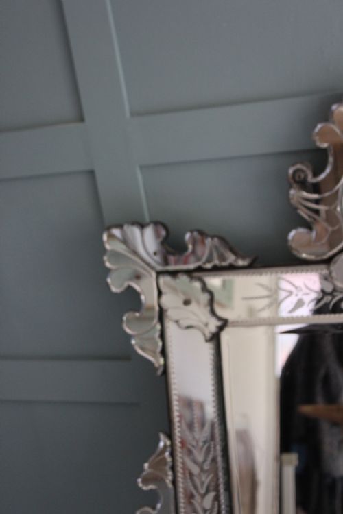 19TH CENTURY ANTIQUE VENETIAN STYLE MIRROR - ADDITIONAL PHOTO 4