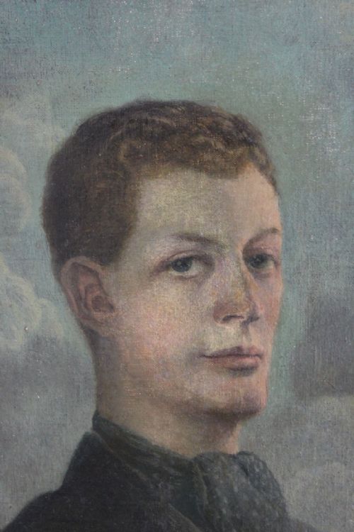 19TH CENTURY ANGLOCHINESE PORTRAIT OIL PAINTING OF A BRITISH GENTLEMAN - ADDITIONAL PHOTO 2