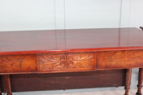 EARLY 19TH CENTURY AMERCIAN CUBAN MAHOGANY DINING TABLE - ADDITIONAL PHOTO 4