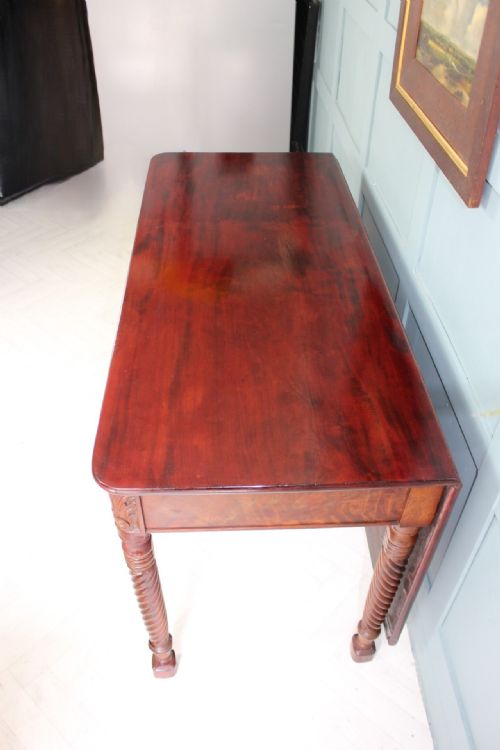 EARLY 19TH CENTURY AMERCIAN CUBAN MAHOGANY DINING TABLE - ADDITIONAL PHOTO 5