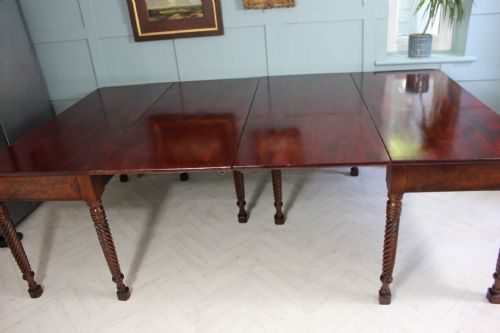 EARLY 19TH CENTURY AMERCIAN CUBAN MAHOGANY DINING TABLE - ADDITIONAL PHOTO 9