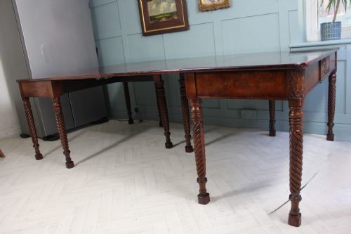 EARLY 19TH CENTURY AMERCIAN CUBAN MAHOGANY DINING TABLE - ADDITIONAL PHOTO 10