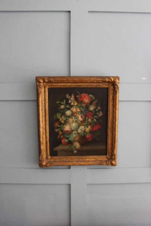 LATE 18TH CENTURY DUTCH NORTHERN EUROPEAN FLOWER STILL LIFE ON OAK PANEL - ADDITIONAL PHOTO 4