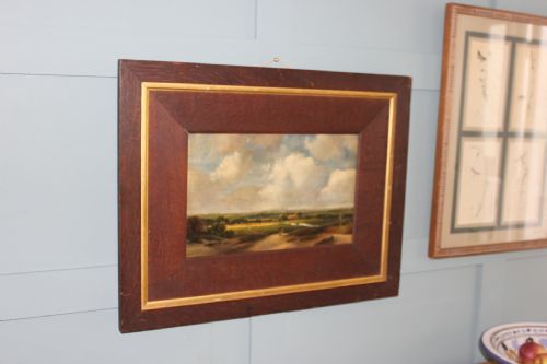 FOLLOWER OF ANDREAS SCHELFHOUT LANDSCAPE NEAR HAARLEM OIL ON PAPER - ADDITIONAL PHOTO 2