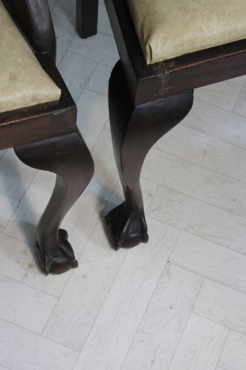 SET OF SEVEN CHIPPENDALE STYLE DINING CHAIRS - ADDITIONAL PHOTO 6