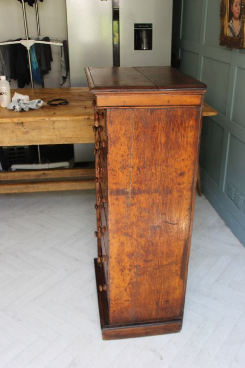 EARLY 19TH CENTURY SECRETAIRE WELLINGTON CHEST - ADDITIONAL PHOTO 7