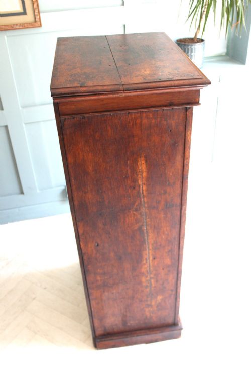 EARLY 19TH CENTURY SECRETAIRE WELLINGTON CHEST - ADDITIONAL PHOTO 8