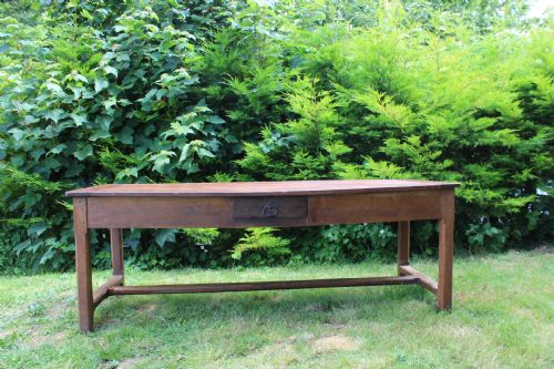 ANTIQUE FRENCH CHERRY WOOD DINING TABLE - ADDITIONAL PHOTO 9