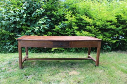 ANTIQUE FRENCH CHERRY WOOD DINING TABLE - ADDITIONAL PHOTO 12