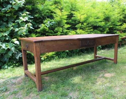ANTIQUE FRENCH CHERRY WOOD DINING TABLE - ADDITIONAL PHOTO 15