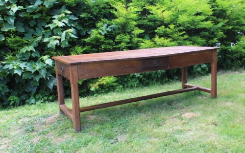 ANTIQUE FRENCH CHERRY WOOD DINING TABLE - ADDITIONAL PHOTO 20