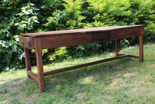 ANTIQUE FRENCH CHERRY WOOD DINING TABLE - ADDITIONAL PHOTO 21