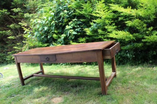 ANTIQUE FRENCH CHERRY WOOD DINING TABLE - ADDITIONAL PHOTO 23