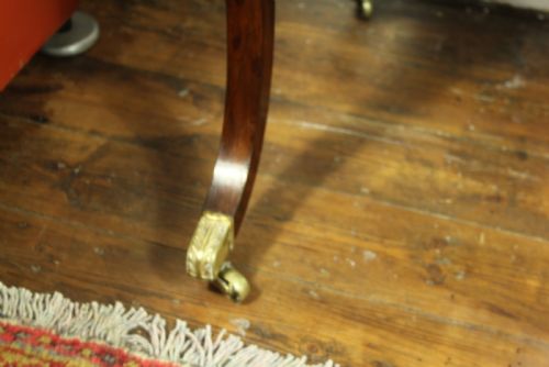 FINE REGENCY ROSEWOOD LIBRARY WRITING TABLE - ADDITIONAL PHOTO 10
