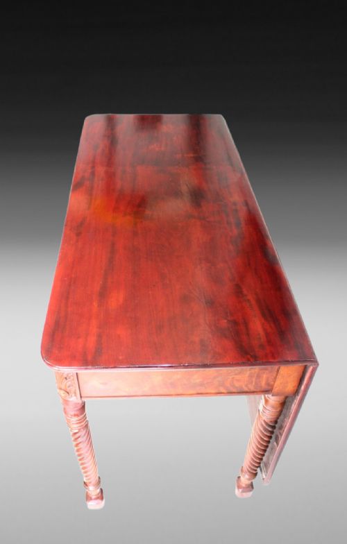 EARLY 19TH CENTURY AMERCIAN CUBAN MAHOGANY DINING TABLE - ADDITIONAL PHOTO 17