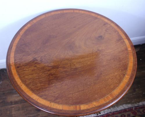 GEORGE III SHERATON 18THCENTURY MAHOGANY TRIPOD TABLE - ADDITIONAL PHOTO 7